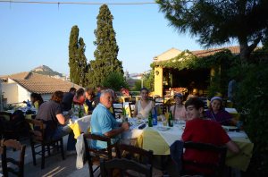 This was our best meal in Athens...a restaurant on the north slope of the Acropolis called the Zeus.