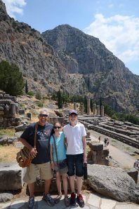 On our final day we took a day trip to Delphi, believed by the ancient Greeks to be the center of the world. It is lovely. 