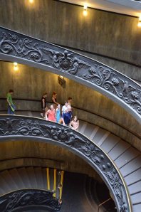 The staircase in the Vatican....