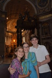 Kids in St. Peter's...